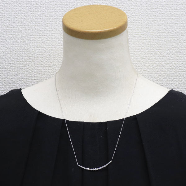 K18WG ダイヤモンド ペンダントネックレス 0.65ct