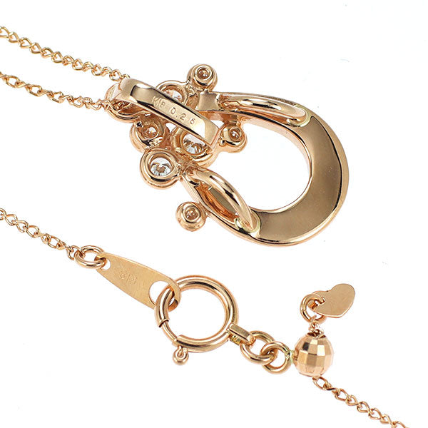 K18PG ダイヤモンド ペンダントネックレス 0.26ct