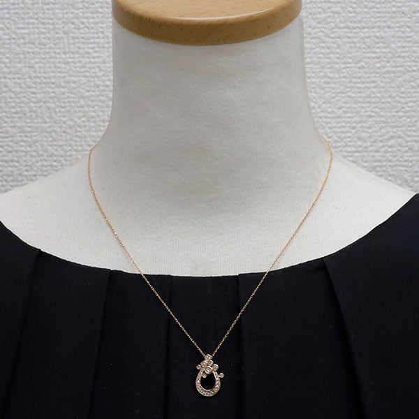 K18PG ダイヤモンド ペンダントネックレス 0.26ct