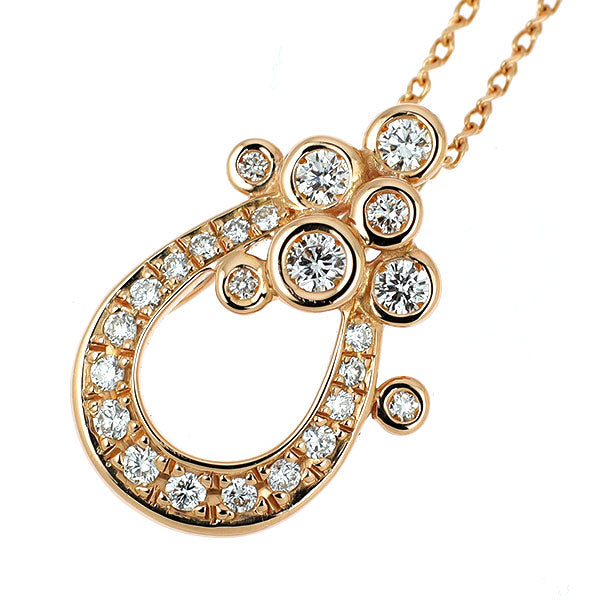 K18PG ダイヤモンド ペンダントネックレス 0.26ct