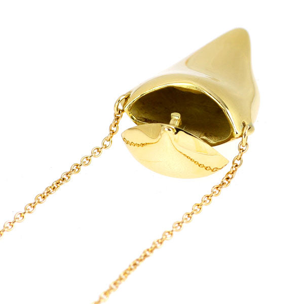 ティファニー K18YG ペンダントネックレス パフュームボトル