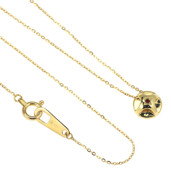 wish upon a star K18YG ダイヤモンド ペンダントネックレス 0.085ct D0.05ct リバーシブル