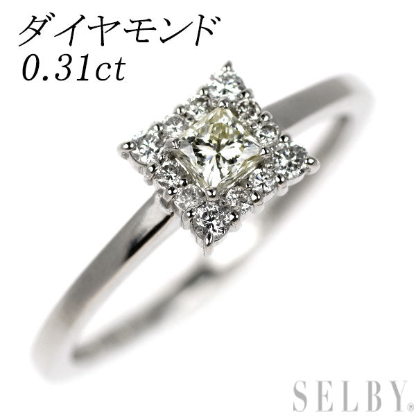 Pt900 ダイヤモンド リング 0.31ct
