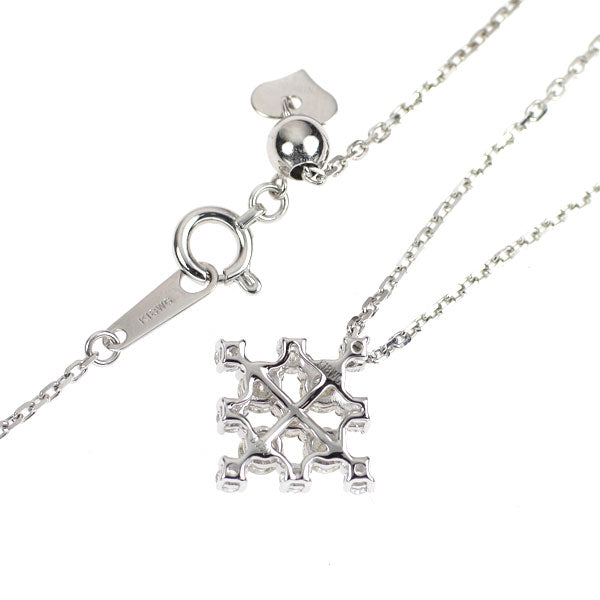 K18WG ダイヤモンド ペンダントネックレス 0.50ct