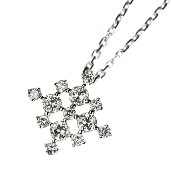 K18WG ダイヤモンド ペンダントネックレス 0.50ct