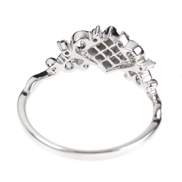 K18WG ダイヤモンド リング 0.20ct ミステリーセッティング