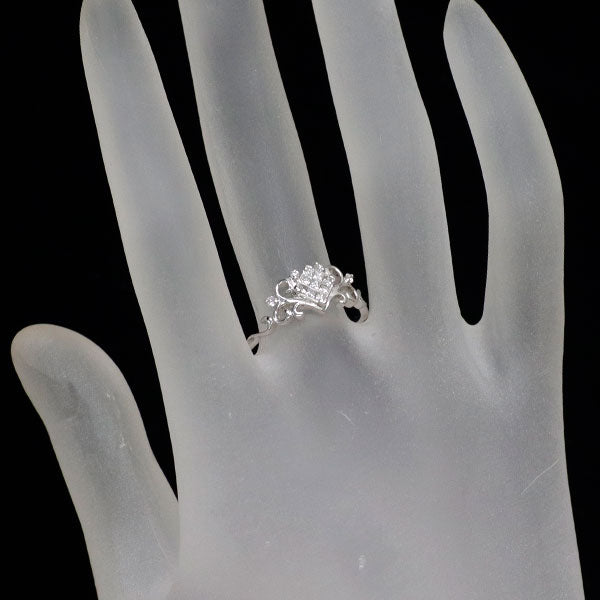 K18WG ダイヤモンド リング 0.20ct ミステリーセッティング