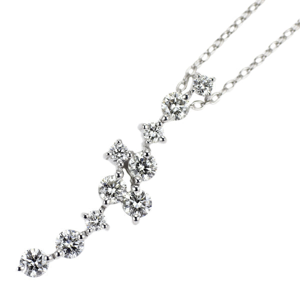 スイートテン K18WG ダイヤモンド ペンダントネックレス 0.50ct