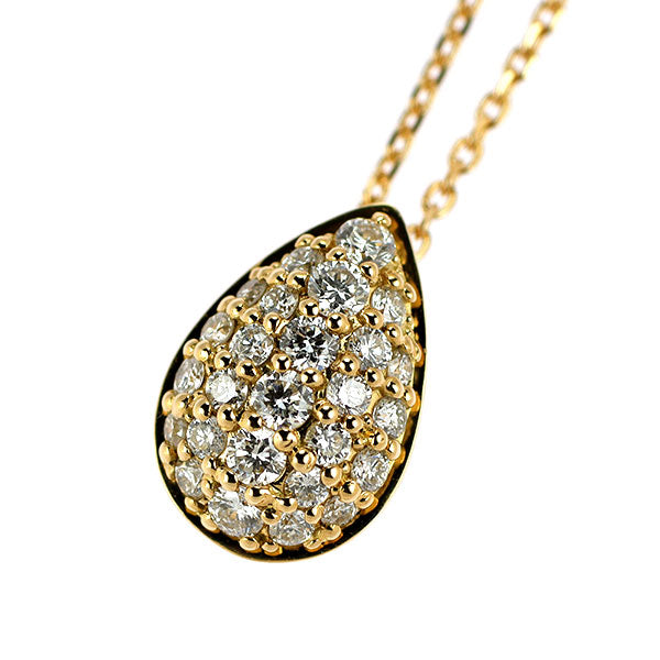 K18YG ダイヤモンド ペンダントネックレス 0.30ct