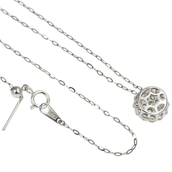 K18WG ダイヤモンド ペンダントネックレス 0.40ct