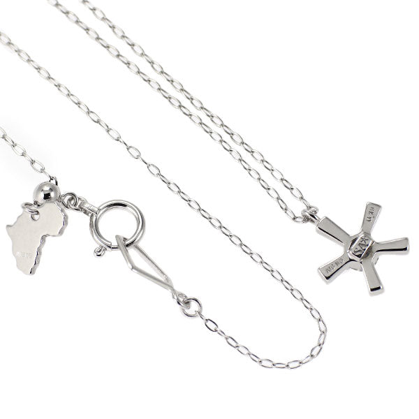 サバース K18WG ダイヤモンド ペンダントネックレス 0.19ct バース