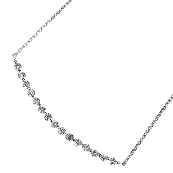 モニッケンダム Pt900/ Pt850 ダイヤモンド ペンダントネックレス 0.34ct