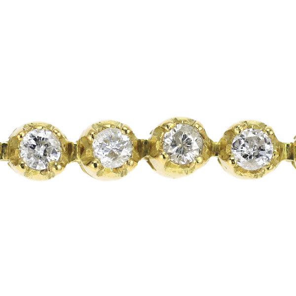 K18YG ダイヤモンド テニス ブレスレット 2.00ct
