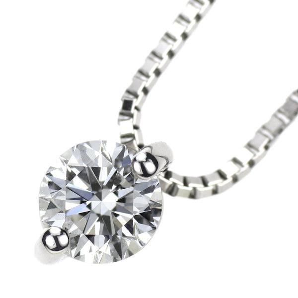 Pt999/Pt850 ダイヤモンド ペンダントネックレス 0.30ct D IF EX