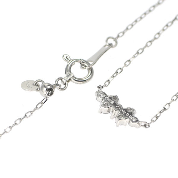 Pt950/ Pt850 天然ピンクダイヤモンド ペンダントネックレス 0.02ct D0.12ct