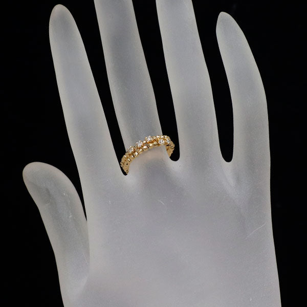 K18YG ダイヤモンド リング 0.10ct 形状記憶