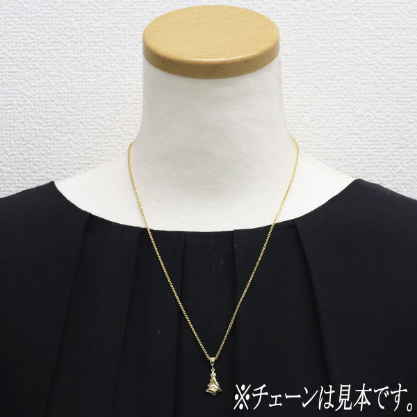 ミキモト K18YG ダイヤモンド ペンダントトップ クリスマスツリー