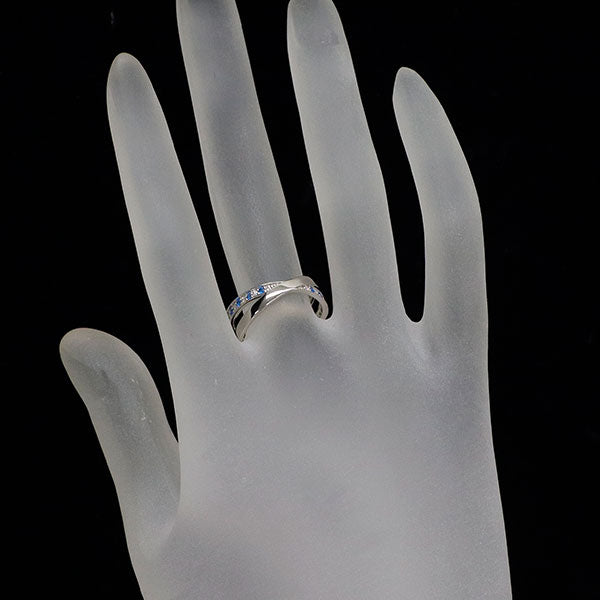 希少 Pt950 アウイナイト ダイヤモンド リング 0.07ct D0.10ct