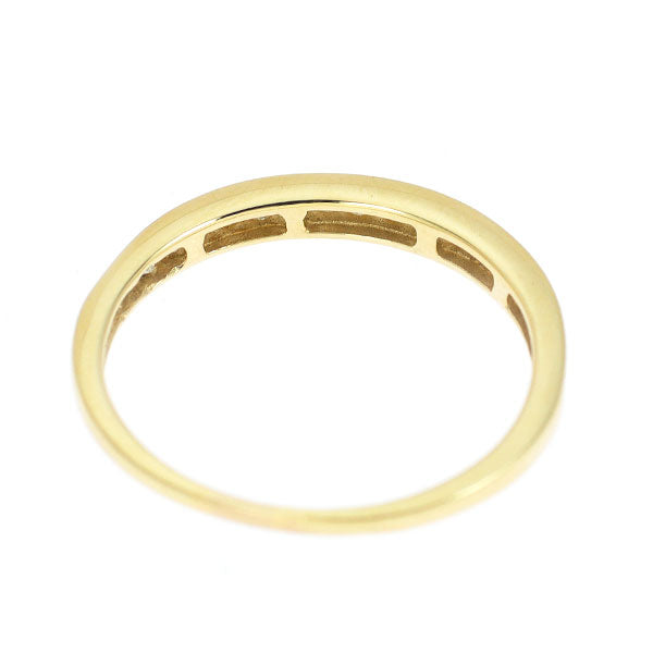 K18YG ダイヤモンド リング 0.25ct ハーフエタニティ