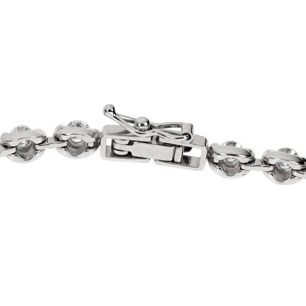 K18WG ダイヤモンド ブレスレット 2.00ct テニス