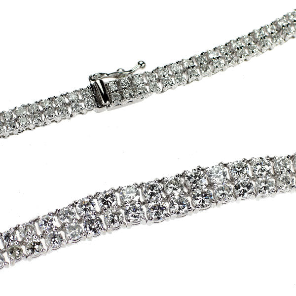 Pt850 ダイヤモンド ネックレス 10.00ct