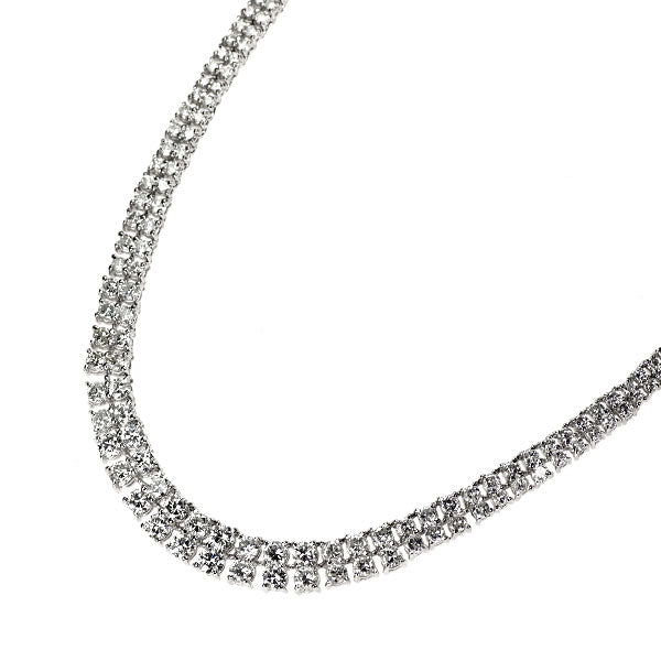 Pt850 ダイヤモンド ネックレス 10.00ct