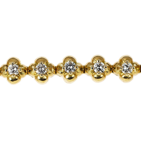 GINZA TANAKA K18YG ダイヤモンド テニス ネックレス 4.20ct