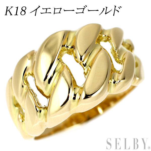 K18YG デザイン リング — セルビーオンラインストア