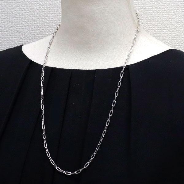 K18WG チェーン ネックレス 60cm