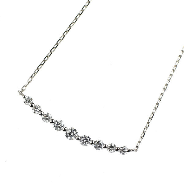 Pt900/ Pt850 ダイヤモンド ペンダントネックレス 0.20ct