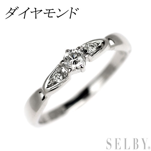 Pt900 ダイヤモンド リング ピンキー