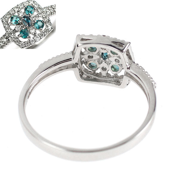 希少 Pt900 アレキサンドライト ダイヤモンド リング 0.17ct D0.14ct
