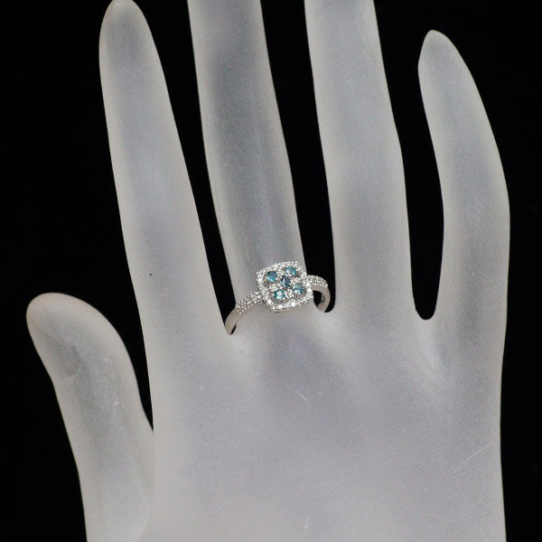 希少 Pt900 アレキサンドライト ダイヤモンド リング 0.17ct D0.14ct