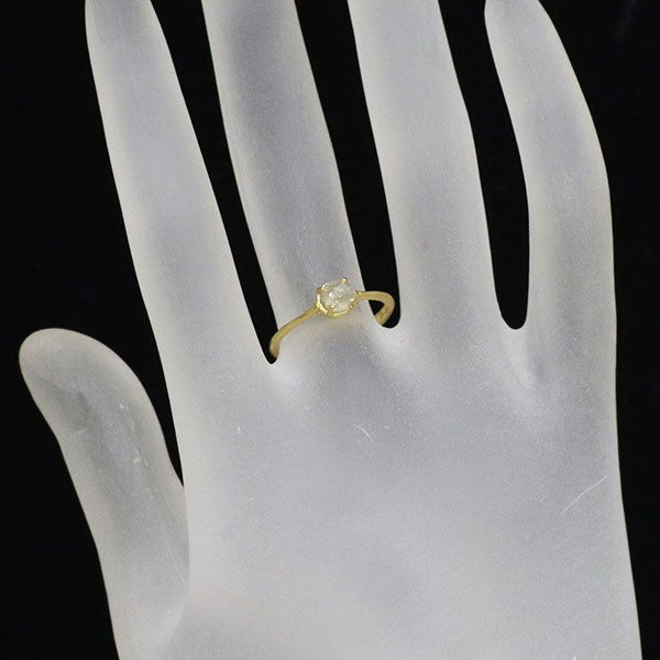 e.m. K18YG ダイヤモンド リング 0.50ct