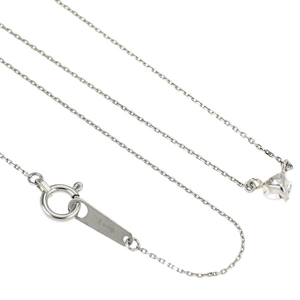 新品 Pt850 ハートシェイプ ダイヤモンド ペンダントネックレス 0.147ct F VS2