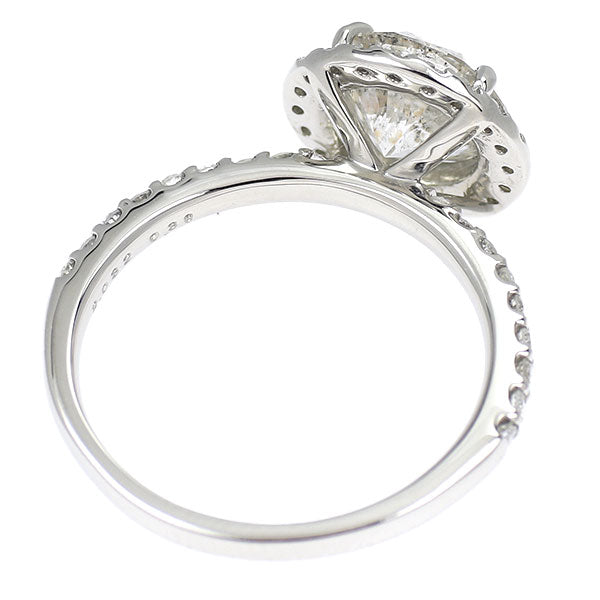新品 Pt900 ダイヤモンド リング 2.032ct J I2 Fair D0.38ct