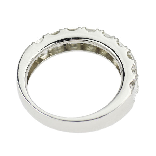 新品 Pt900 スクエアカット ダイヤモンド リング 2.000ct E/F VS1-2 ハーフエタニティ