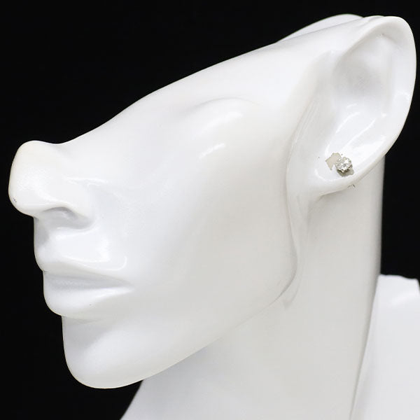 新品 Pt900 オールドヨーロピアンカット ダイヤモンド ピアス 0.726ct G/H SI1-2