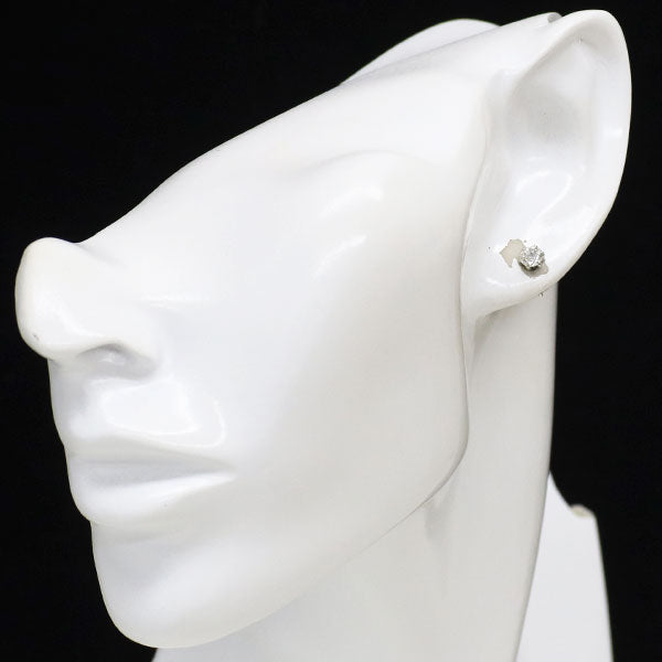 新品 Pt900 サーキュラーブリリアントカット ダイヤモンド ピアス
