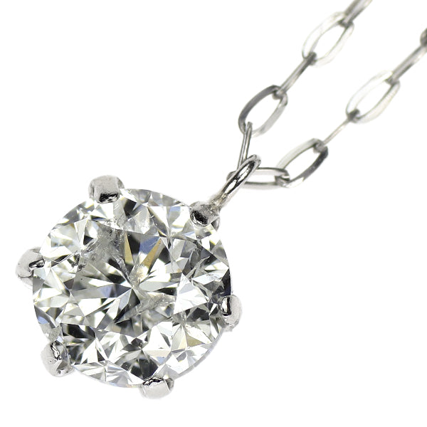 新品 Pt900/ Pt850 ダイヤモンド ペンダントネックレス 1.033ct H I1 Poor