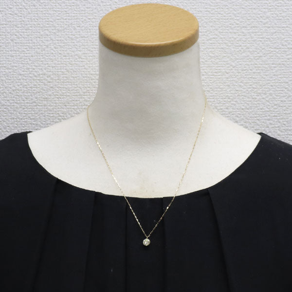 新品 K18YG ダイヤモンド ペンダントネックレス 1.000ct M I1 Fair