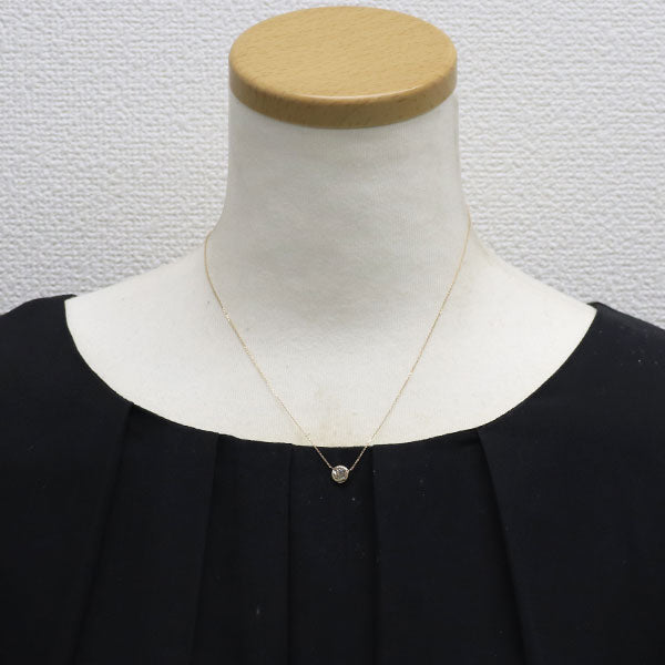 新品 K18PG ダイヤモンド ペンダントネックレス 0.587ct FLB VS2