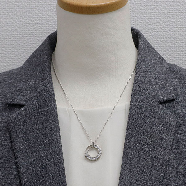 ミキモト Pt900 ダイヤモンド ペンダントネックレス 0.57ct NCチェーン社外