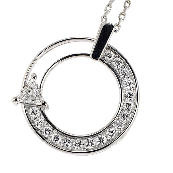 ミキモト Pt900 ダイヤモンド ペンダントネックレス 0.57ct NCチェーン社外