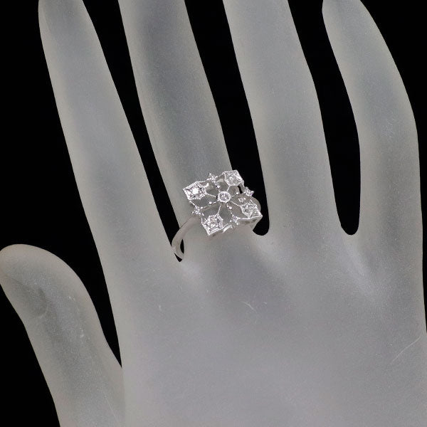 ミキモト K18WG ダイヤモンド リング 0.16ct