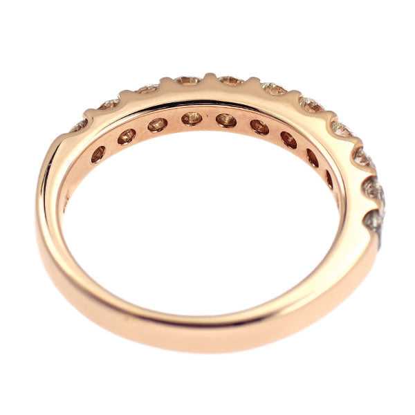 K18PG ダイヤモンド リング 0.70ct ハーフエタニティ