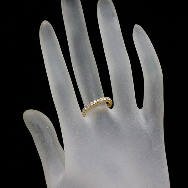 K18YG ダイヤモンド リング 0.50ct セミエタニティ