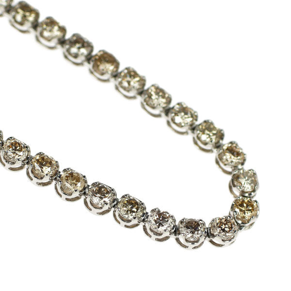 Pt950/ Pt850 ダイヤモンド テニス ネックレス 10.00ct