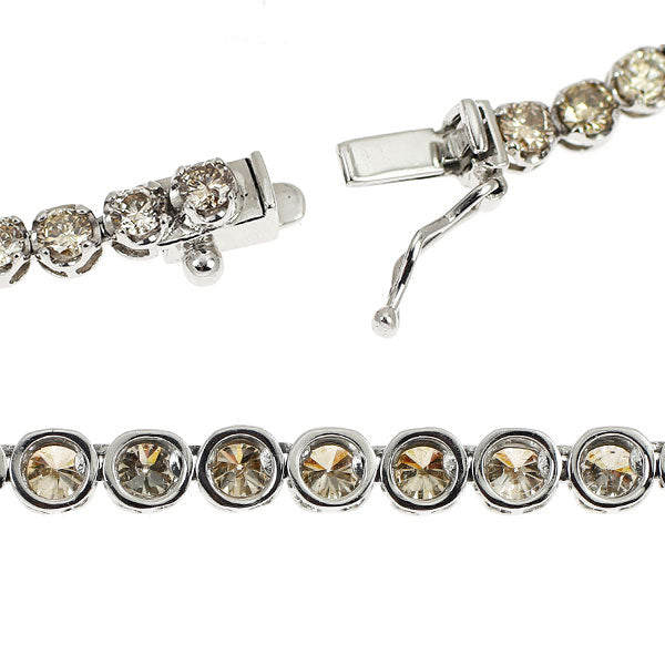 Pt950/ Pt850 ダイヤモンド テニス ネックレス 10.00ct