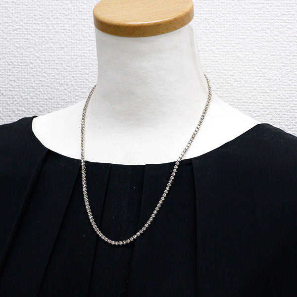 Pt950/ Pt850 ダイヤモンド テニス ネックレス 10.00ct
